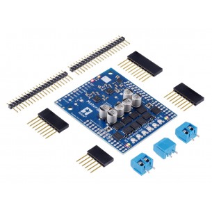 Motoron M2S24v16 Dual High-Power Motor Controller Shield - 2-channel DC motor driver for Arduino (for assembly)
