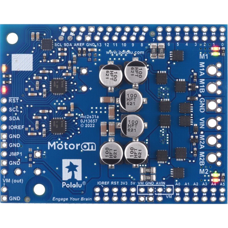 Motoron M2S24v14 Dual HighPower Motor Controller Shield 2channel DC