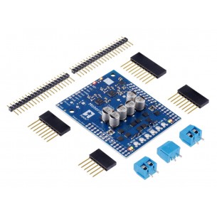 Motoron M2S18v18 Dual High-Power Motor Controller Shield - 2-channel DC motor driver for Arduino (for assembly)