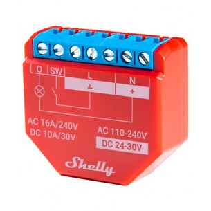 Shelly Plus 1PM - switch with 1 relay with WiFi and Bluetooth