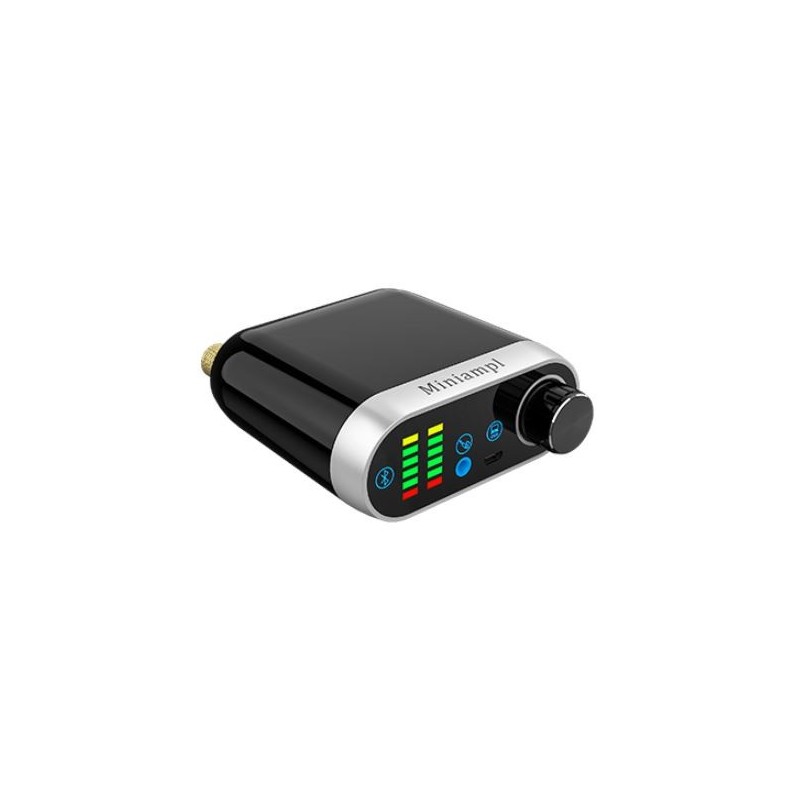 2x50W digital audio amplifier with Bluetooth module (black)