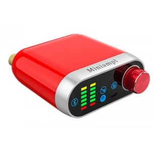 2x50W digital audio amplifier with Bluetooth module (red)