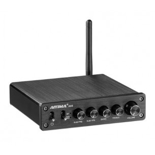 Audio Amplifier TPA3116 50W+50W+100W 12V-24V with Bluetooth module (black)