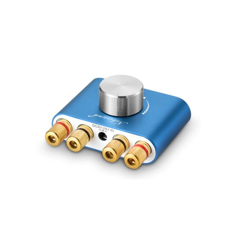 Nobsound Mini - cyfrowy wzmacniacz audio 2x50W z modułem Bluetooth (niebieski)