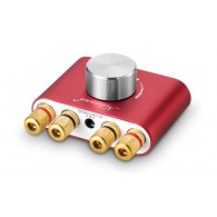 Nobsound Mini - cyfrowy wzmacniacz audio 2x50W z modułem Bluetooth (czerwony)