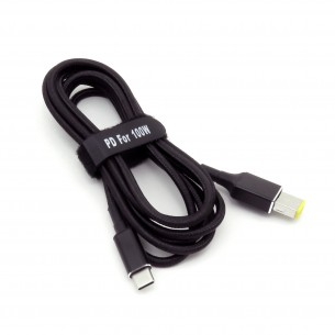 Power cable with PD 20V trigger USB type C - Slim Tip 1.8m (Lenovo)