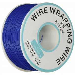 Kynar 30AWG 305m cable blue