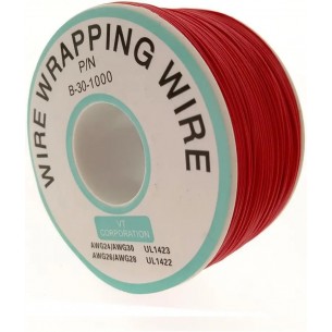 Kynar 30AWG 305m cable red