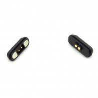 Pair of 2-pin magnetic connectors straight