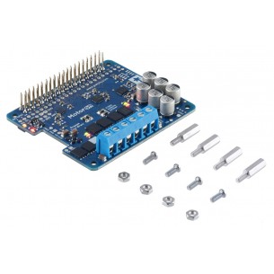 Motoron M2H24v16 Dual High-Power Motor Controller - 2-channel DC motor driver for Raspberry Pi (soldered connectors)