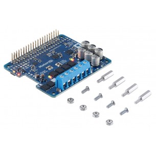 Motoron M2H18v20 Dual High-Power Motor Controller - 2-channel DC motor driver for Raspberry Pi (soldered connectors)