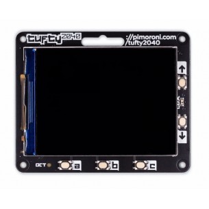 Tufty 2040 - module with LCD display and RP2040 microcontroller + accessories