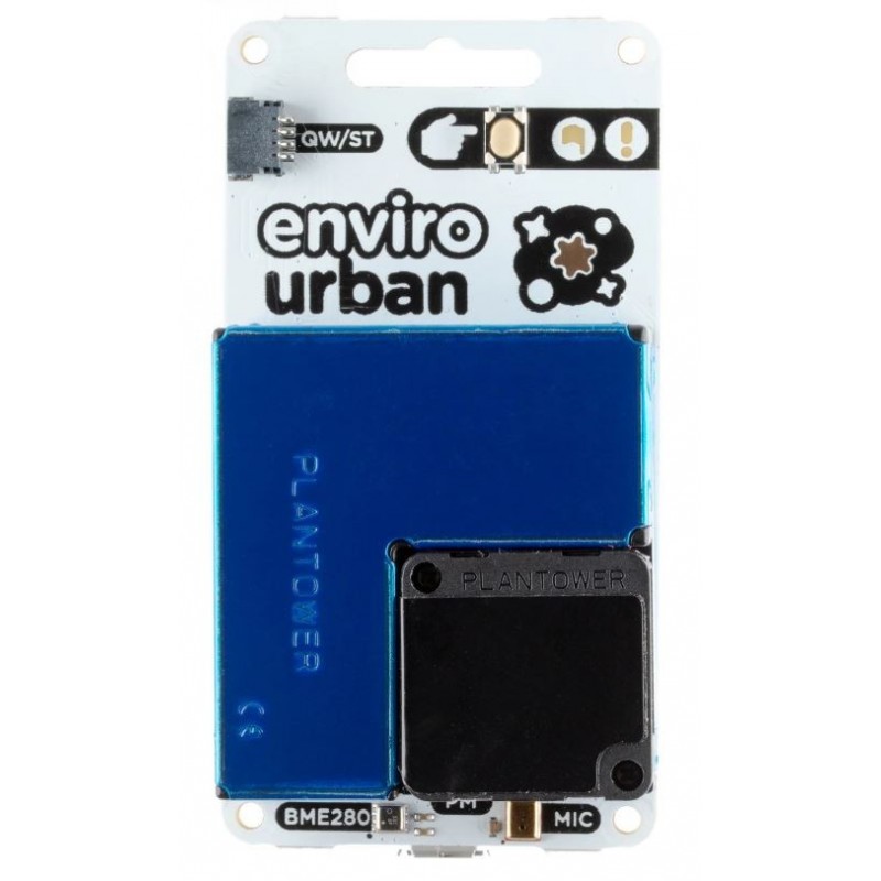 Enviro Urban - сенсорний модуль навколишнього середовища і Raspberry Pi Pico W