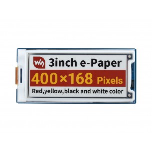3inch e-Paper Module (G) - moduł z 4-kolorowym wyświetlaczem e-Paper 3" 400x168