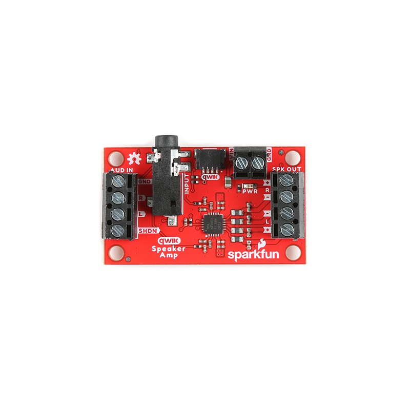 Qwiic Speaker Amp - модуль підсилювача звуку TPA2016D2