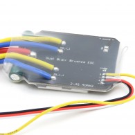 Two-channel ESC controller for 40A DC motors with XT60 connector