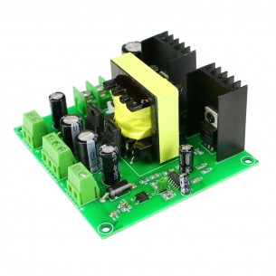 Voltage converter with symmetrical output from ±19V and 2x 9,5V 200W