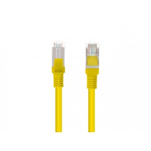 Patchcord - przewód sieciowy Ethernet 10m kat.5E FTP, żółty, Lanberg