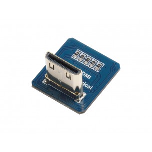 Mini HDMI Adapter Vertical - mini HDMI adapter (angular)