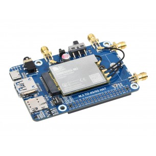 SIM8262E-M2 5G HAT - zestaw z modułem 5G SIM8262E-M2 dla Raspberry Pi