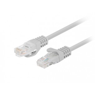 Patchcord - Ethernet network cable 0.25m cat.5E UTP, grey, Lanberg