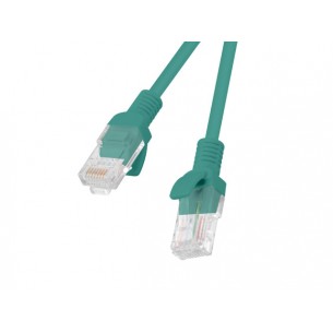 Patchcord - przewód sieciowy Ethernet 0,5m kat.5E UTP, zielony, Lanberg