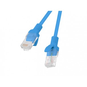 Patchcord - przewód sieciowy Ethernet 1,5m kat.5E UTP, niebieski, Lanberg
