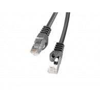 PATCHCORD CAT.6 FTP 0.25M BLACK FLUKE PASSED LANBERG