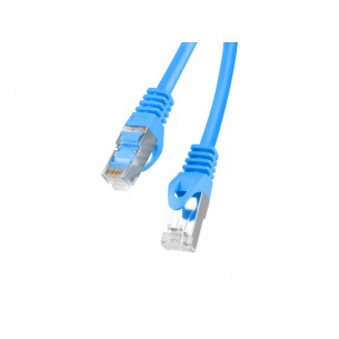 Patchcord - przewód sieciowy Ethernet 0,25m kat.6 FTP, niebieski, Lanberg