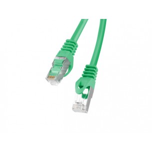 Patchcord - przewód sieciowy Ethernet 1m kat.6 FTP, zielony, Lanberg