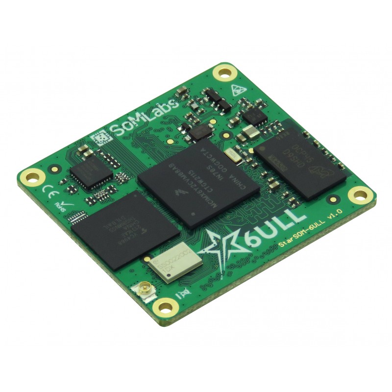 StarSOM-6ULL - module with i.MX6 ULL processor, 512MB RAM, 4GB eMMC and WiFi / BT module