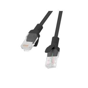 Patchcord - Ethernet network cable 0.25m cat.6 UTP, black, Lanberg