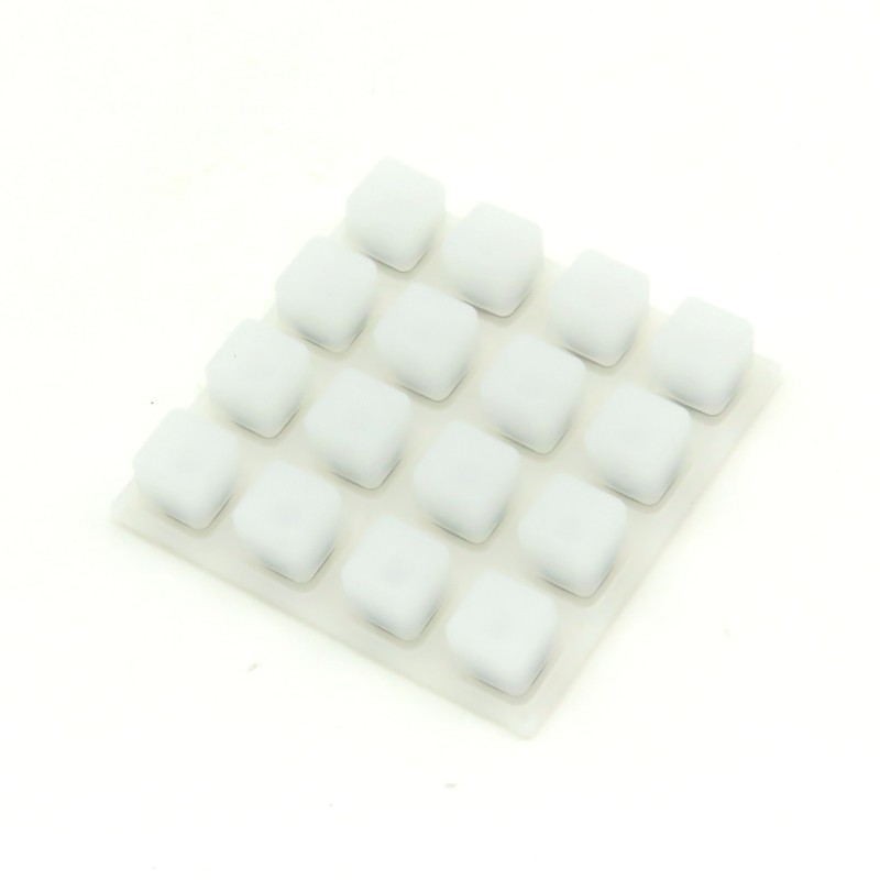 Silikonowe nasadki 4x4 na przyciski i LED 3mm