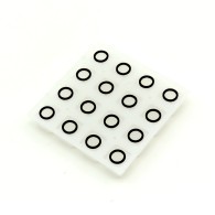 4x4 silicone caps for buttons and LEDs 3mm