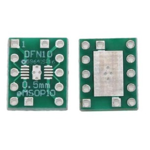 PCB DFN10 to DIP10 adapter