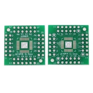 Adapter PCB QFP44/LQFP48 na DIP44/DIP48