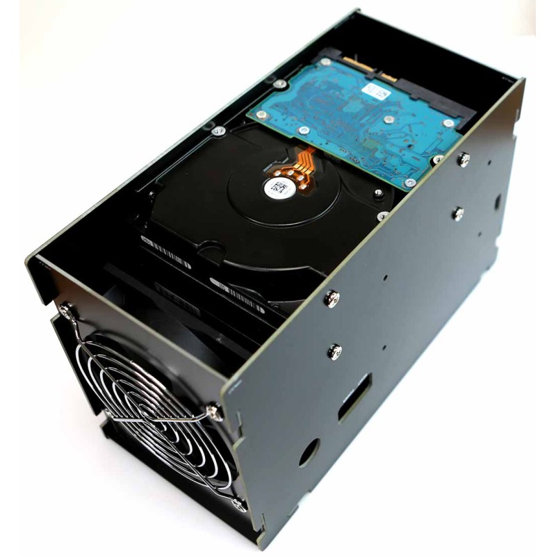 ODROID-H3 Case Type 5 - корпус для міні-комп'ютера Odroid H3/H3+ (чорний)