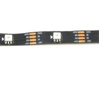 RGB LED strip WS2813 1m (30 LED/m) black PCB
