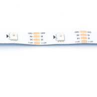 RGB LED strip WS2815 5m (30 LED/m) white PCB