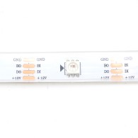 Waterproof IP67 RGB LED strip WS2815 5m (30 LED/m) white PCB