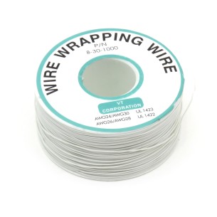 Kynar 30AWG 305m cable white