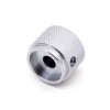 Aluminum knob for potentiometer 20x15mm (silver)