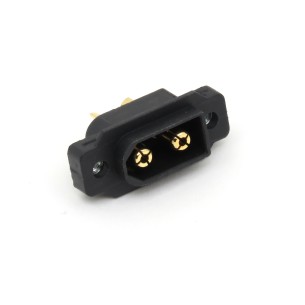 XT60EW-M - high-current connector (plug with mounting holes)