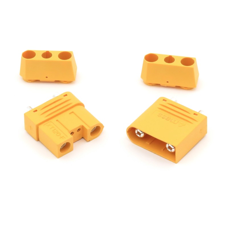 High Quality Gold Plated XT60 Male & Female Bullet Connector - DFRobot