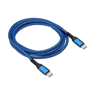 Cable USB Akyga USB type C (m) / USB type C (m) ver. 2.0 100W 1.8m