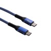 Cable USB Akyga AK-USB-37 USB type C (m) / USB type C (m) ver. 2.0 100W 1.0m