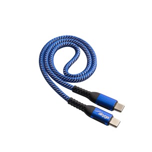 Cable USB Akyga USB type C (m) / USB type C (m) ver. 2.0 100W 0.5m