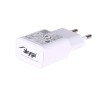 Ładowarka sieciowa 240V Akyga AK-CH-11 USB 5V/2.4A, 9V/1.67A, 12V/1.25A biała QC 3.0