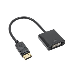 Converter adapter with cable Akyga DisplayPort (m) / DVI 24+5 (f) 20cm