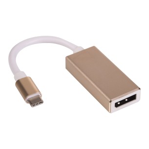 Konwerter adapter z kablem Akyga USB type C (m) / DisplayPort (f) 15cm